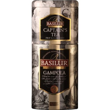 Чай "Basilur" "Квіти і Фрукти" Гампола - Капітанський, 125г з/б