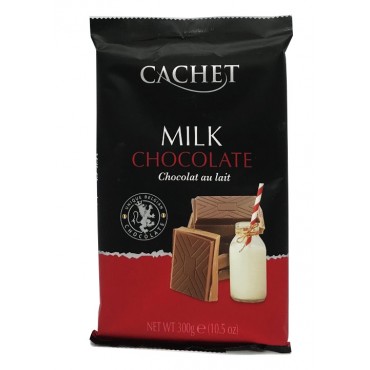 Шоколад "Cachet" молочный, 300 грамм