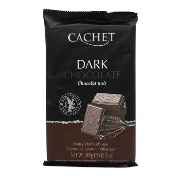 Шоколад "Cachet" черный 53%, 300 грамм