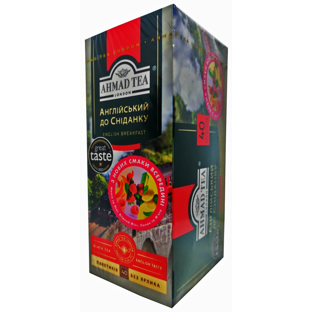 Чай Ahmad Tea English Breakfast 40 пакетів