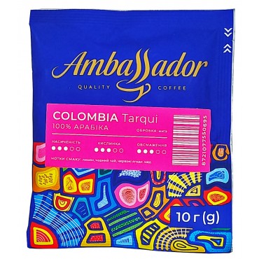 Кава Ambassador Drip Coffee Colombia Tarqui 10 грам