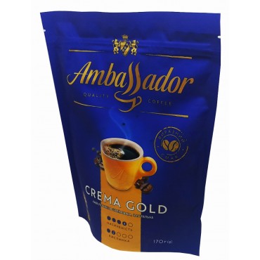 Кава Ambassador Crema Gold 170 грам