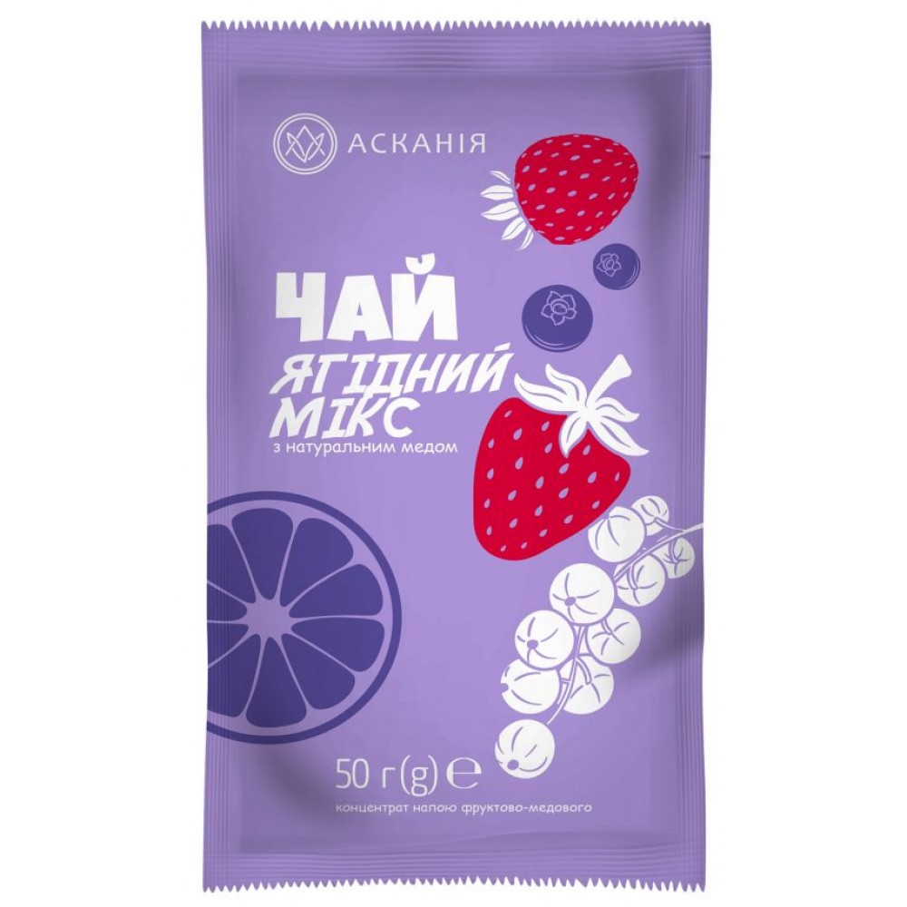 Чай фруктово-медовий «Ягідний мікс» 50 грам