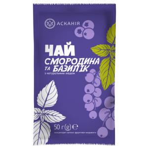 Чай фруктово-медовый «Смородина и базилик» 50 грам..