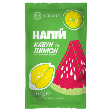 Чай фруктово-медовий «Кавун та лимон» 50 грам