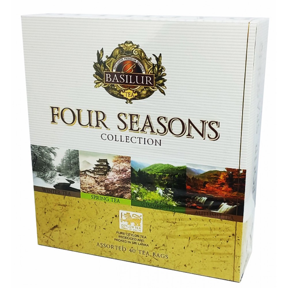 Чай Basilur Four Seasons Collection Assorted 40 пакетов