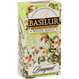 Чай зелений Basilur Біле Чарівництво 25 пакетів