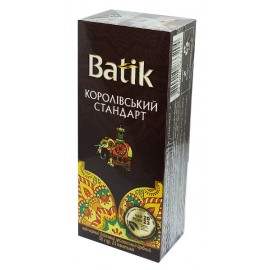 Чай чорний Batik Королівський Стандарт 25 пакетів