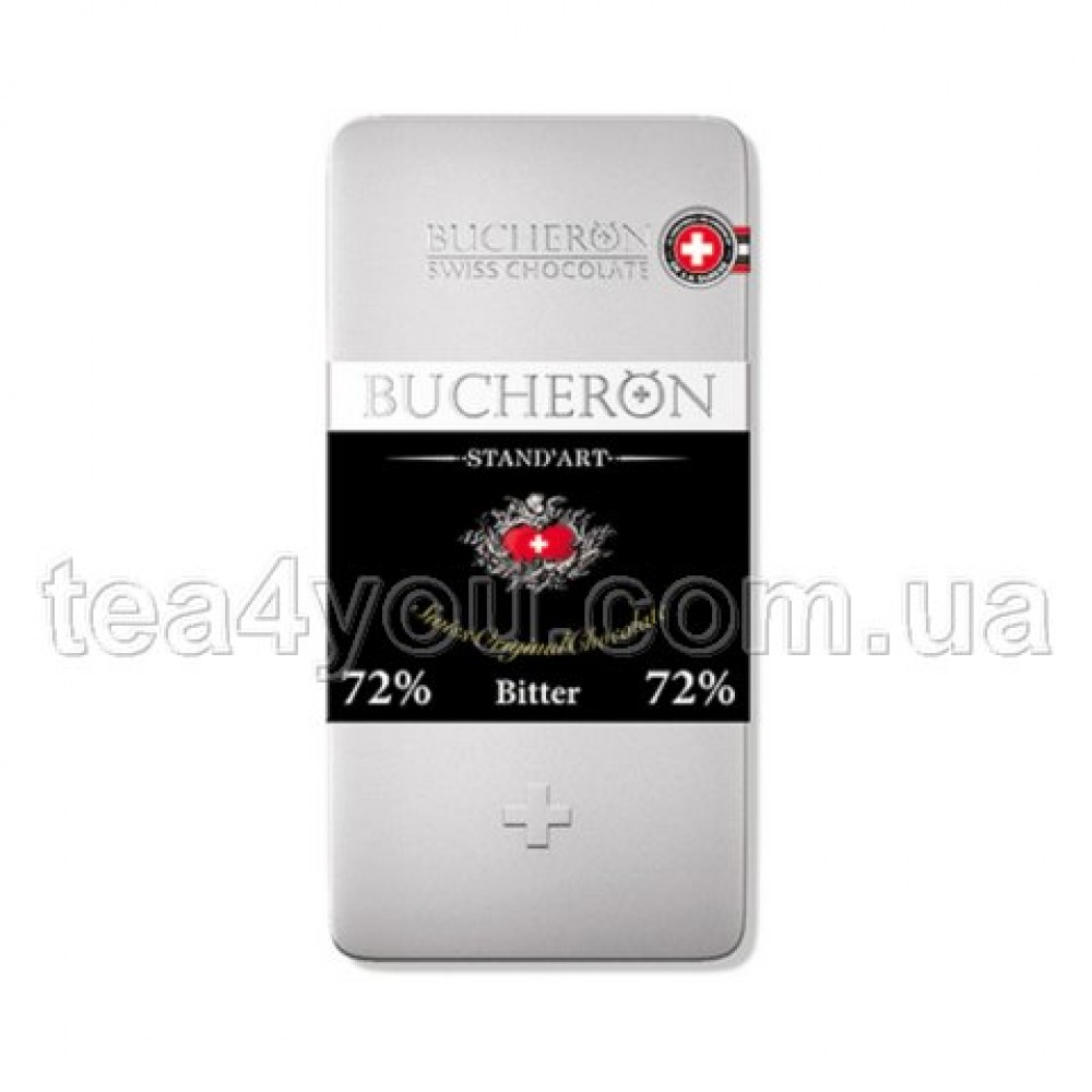 Шоколад "Bucheron" гіркий 72%, 100 г пенал