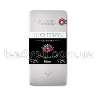 Шоколад "Bucheron" гіркий 72%, 100 г пенал