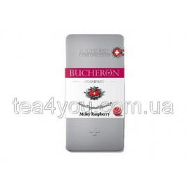 Шоколад "Bucheron" молочный с малиной, 100 г ж/б