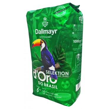 Кофе Dallmayr Crema Selektion d'Oro do Brasil в зернах 1 килограмм