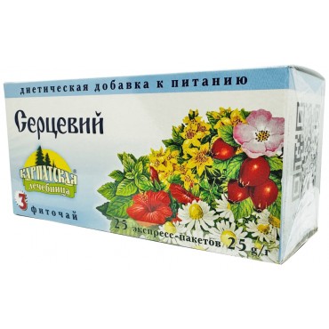 Фіточай Карпатська Лiчниця Серцевий 25 пакетів