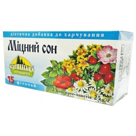 Фіточай Карпатська Лiчниця  Міцний Сон 25 пакетів