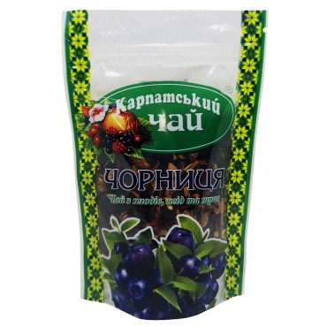 Карпатський чай з плодів, ягід та трав  Чорниця 100 грам
