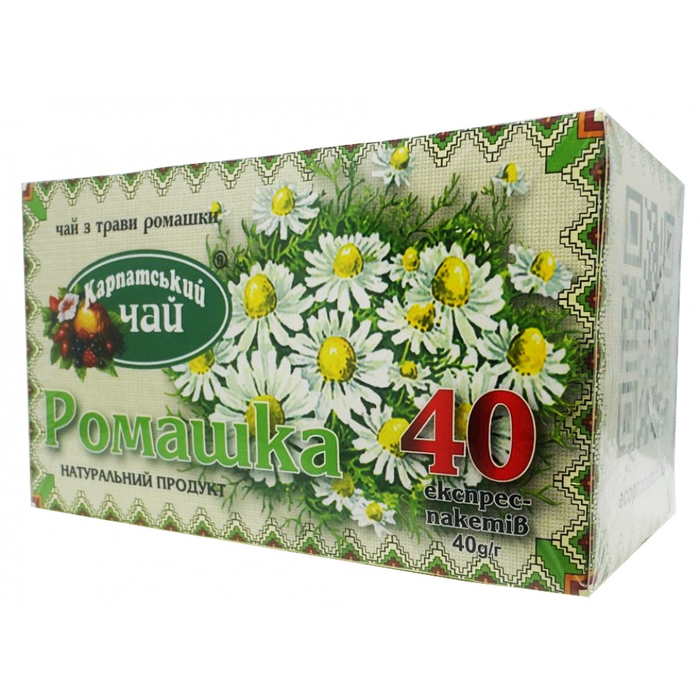 Карпатской чай из травы Ромашки 40 пакетов