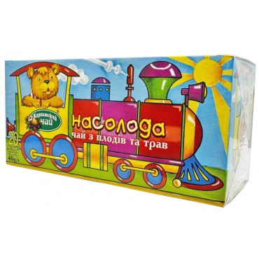 Карпатський чай з плодів та трав Насолода 20 пакетів