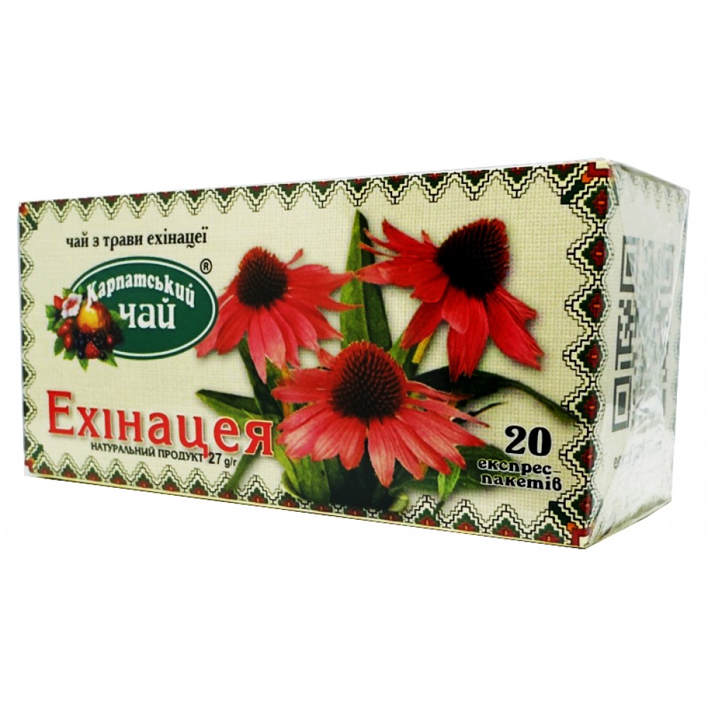 Карпатський чай із трави Ехінацея 20 пакетів