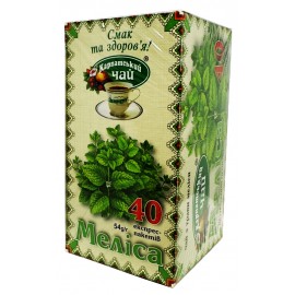 Карпатський чай з трави Меліса 40 пакетів