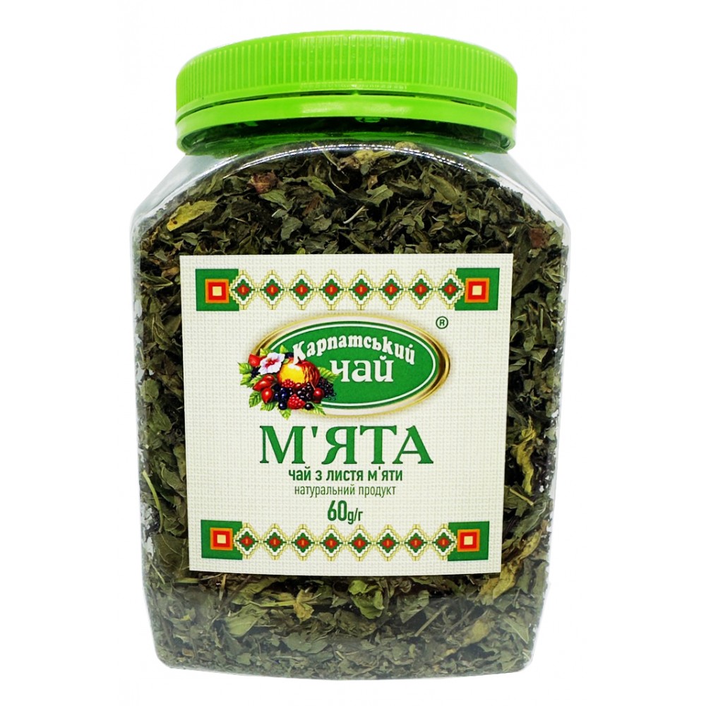 Карпатский чай из листьев Мята 60 грамм