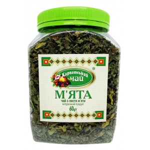 Карпатський чай з листя М'ята 60 грам..