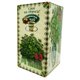 Карпатський чай із трави М'ята 40 пакетів