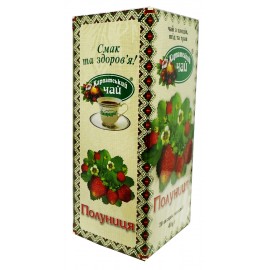 Карпатський чай з плодів, ягід та трав Полуниця 20 пакетів