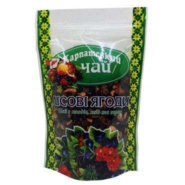 Карпатський чай з плодів, ягід та трав Лісові Ягоди 100 грам
