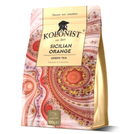 Чай Kolonist зелений Sicilian Orange 100 грам