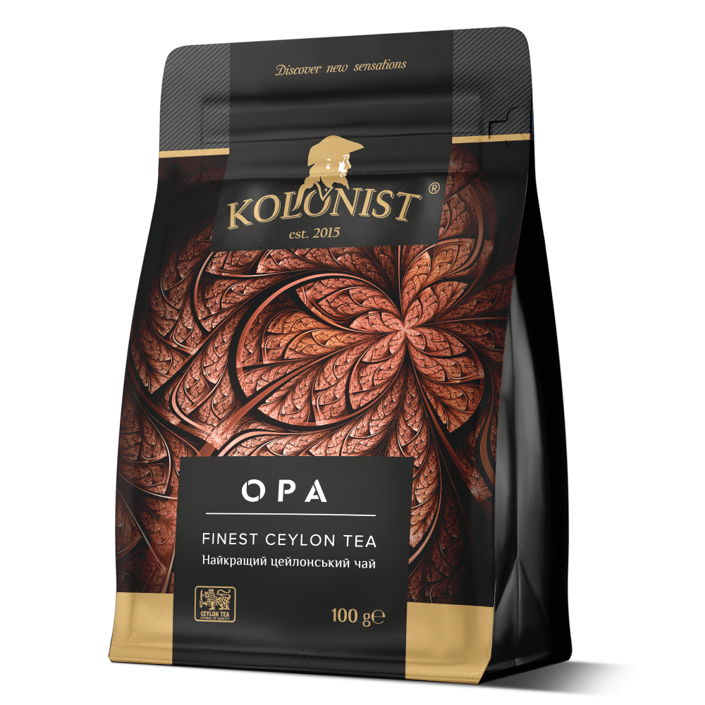 Чай Kolonist OPА черный 100 грамм