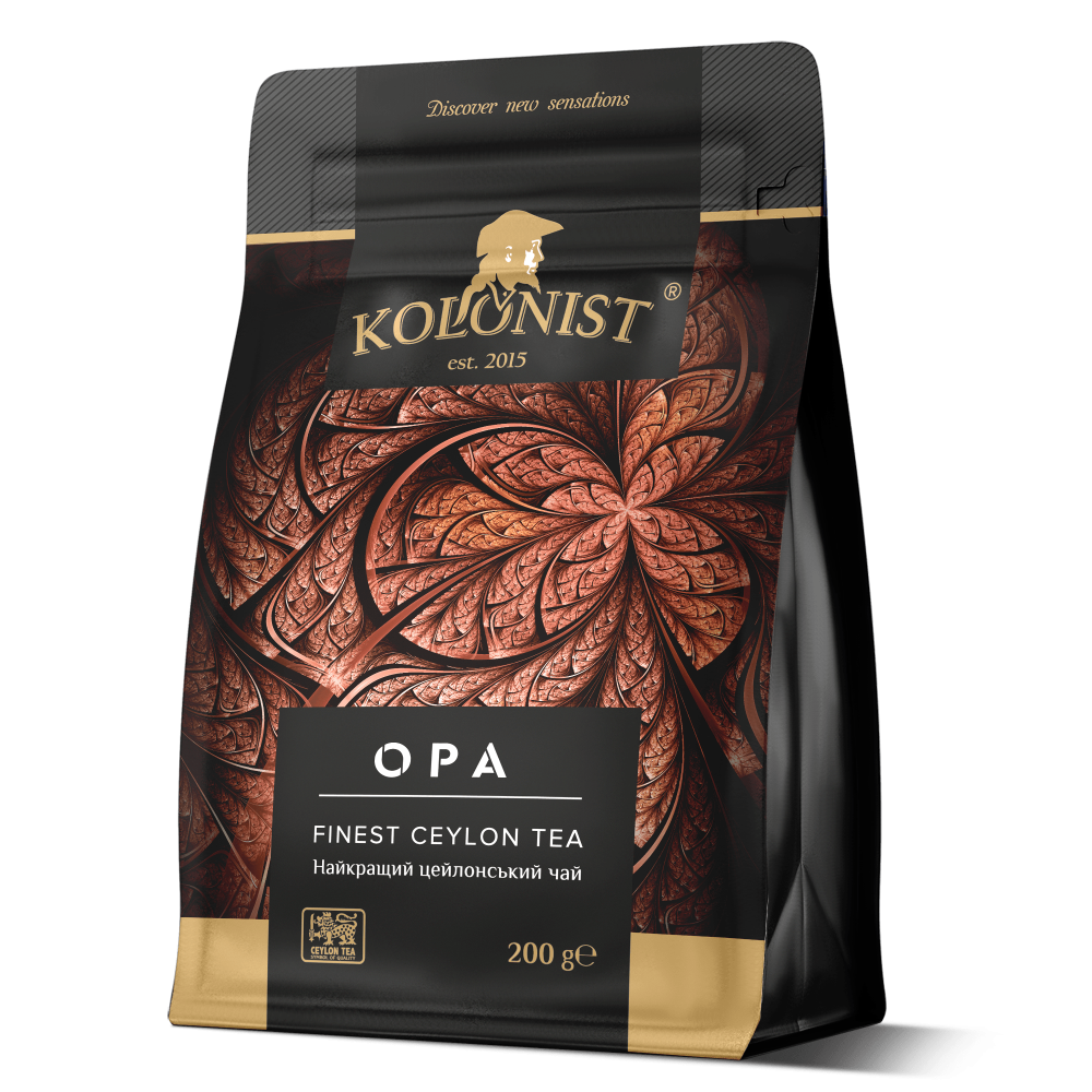 Чай Kolonist OPА черный 200 грамм