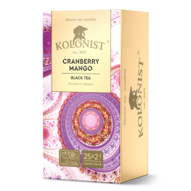 Чай Kolonist черный Cranberry Mango 25 пакетов сашет
