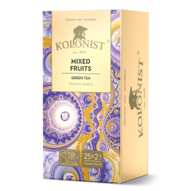 Чай Kolonist зеленый Mixed Fruits 25 пакетов сашет