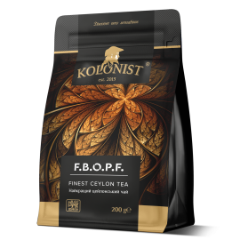 Чай Kolonist FBOPF чорний 200 грам