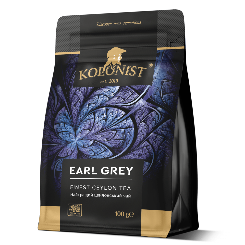 Чай Kolonist чорний Earl Grey OPA 100 грам