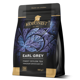 Чай Kolonist черный Earl Grey OPA 100 грамм