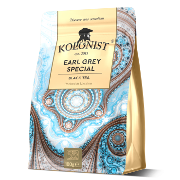 Чай Kolonist чорний Earl Grey Special 100 грам