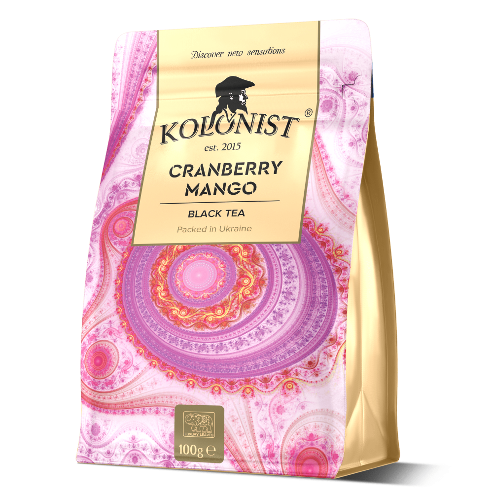 Чай Kolonist чорний Cranberry Mango 100 грам