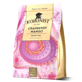 Чай Kolonist  черный Cranberry Mango 100 грамм