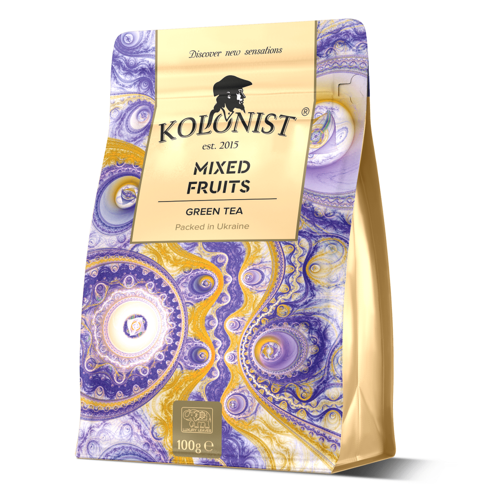 Чай Kolonist зелений Mixed Fruits 100 грам