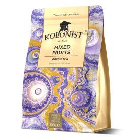 Чай Kolonist зеленый Mixed Fruits 100 грамм