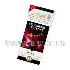 Шоколад "Lindt" темний "Журавлина", 100 г