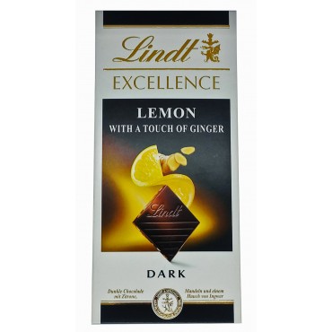 Шоколад Lindt Lemon witch a touch of Ginger 100 грам