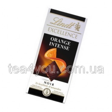 Шоколад "Lindt" темний "Апельсин", 100 г