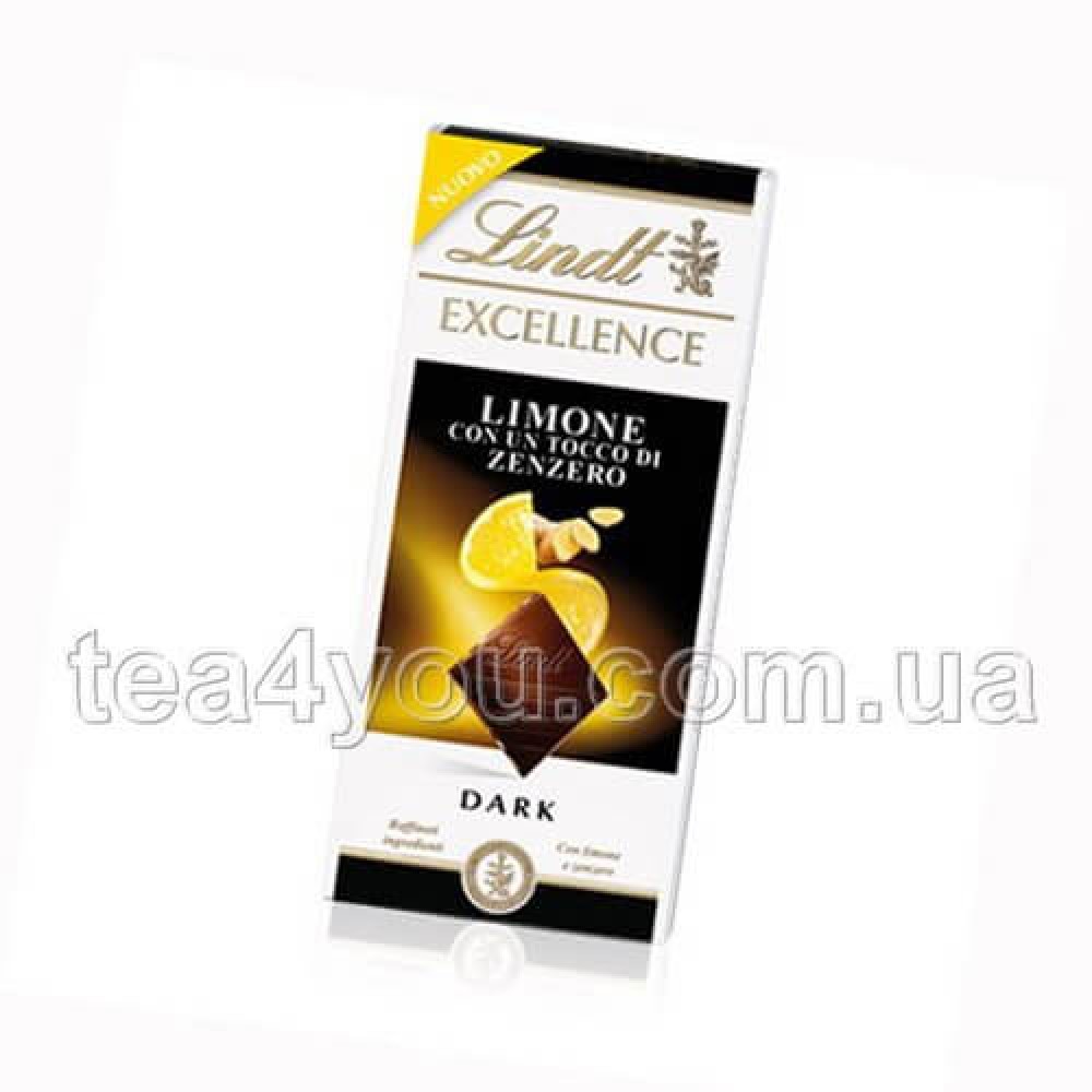 Шоколад "Lindt" темний "Імбир-Лимон", 100 г