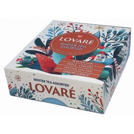 Зимова колекція чаю Lovare Winter tea Assorted 4 види по 8 шт