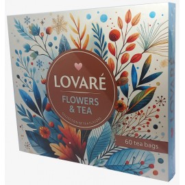 Колекція чаю Lovare Flowers & Tea 12 видів по 5 штук