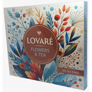 Коллекция чая Lovare Flowers & Tea 12 видов по 5 штук