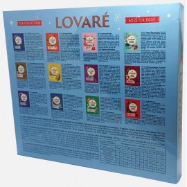 Колекція чаю Lovare Flowers & Tea 12 видів по 5 штук