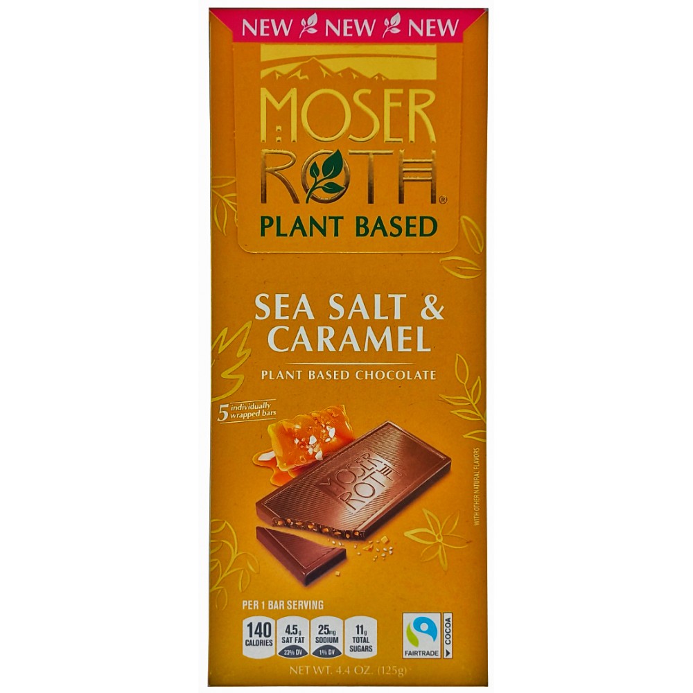 Шоколад Moser Roth Sea Salt & Caramel 125 грам